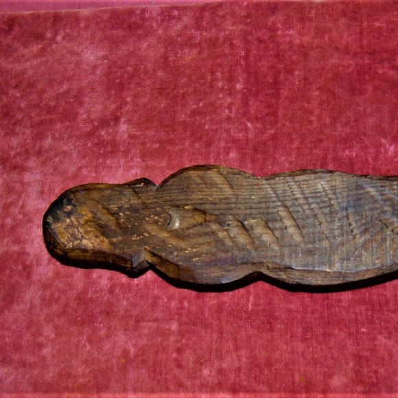 Last Markdown Antique Original Jesus hand carved wall plaque - Picture 5 of 7